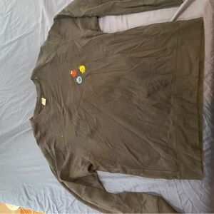 KAWS UNIQLO Black Crewneck with Sesame Street
